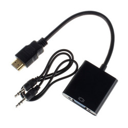 HDMI to VGA Adapter with Audion Connect Cable