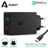 Aukey QC 3.0 + AiPower USB-C