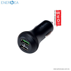 Energea FAST DRIVE duo USB premium aluminum Quick charge 3.0 car charger