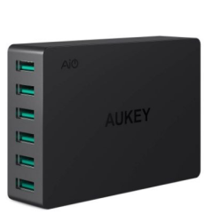 Aukey 6-Port Desktop Charging Station