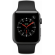 Apple - Apple Watch Series 3 (GPS + Cellular), 42mm Space Gray Aluminum Case with Black Sport Band - Space Gray Aluminum