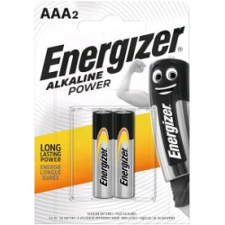 Energizer alkaline power AAA 2 pack