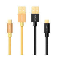 3.3ft Braided Nylon Micro USB Cable (2 Pack)