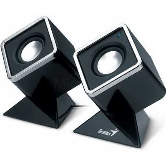 Genius Cubed  Stereo Speakers