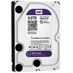 WD Purple 6TB Intellipower Sata 3.0 64Mb 3,5" hard disk 7x24 (WD60PURX)