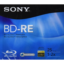 Sony BD-RE Rewritable Single Layer Disc - 25gb 5 piece