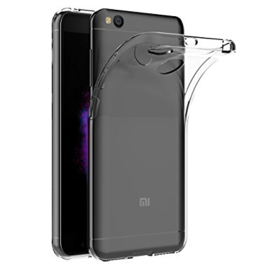 Transparent-blue-black silicon case redmi 4x