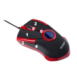 Mouse Gaming 6D pe USB Mix INTEX IT-OP98