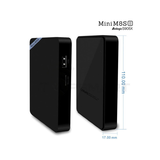 Mini M8S II 4K Smart TV Box Amlogic S905X