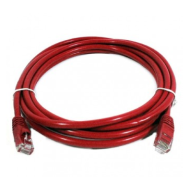 Patch Cord CAT5e Red color (1m)