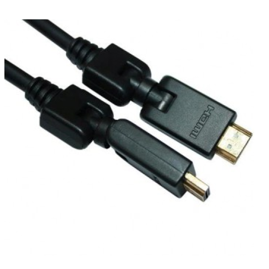 Cable HDMI 19M / M 360 ° Angle with rotating connector (1.5 meters)