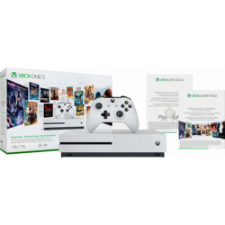 Microsoft - Xbox One S 1TB  - White
